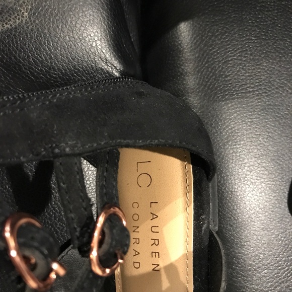 LC Lauren Conrad Flats Set of 2 – Black & Gray with Filigree Design - Picture 5 of 8